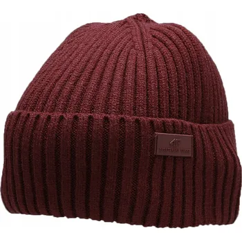 Čepice 4F Zimní čepice beanie červená, velikost L