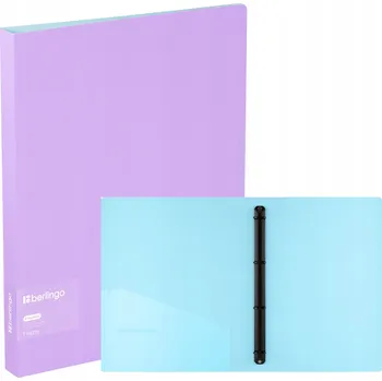 Šanon A4 4R PP plastový s kapsou HAZE D-RINGS fialový Berlingo