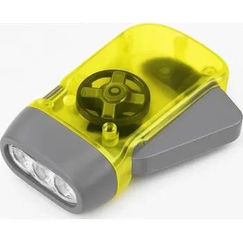 Svítilna DYNAMO SVÍTILNA KINETICKÁ 3 LED SVĚTLO AKUMULÁTOR