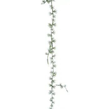 umělá květina uměla girlanda, Mini borovicová girlanda zelená 162 cm