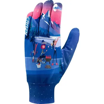 Rukavice Crazy rukavice Gloves Touch - unisex - vzor selfie Velikost: M/L