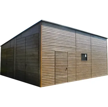 Přístřešek na auto 17D. Garáž ELEGANT ZLATÝ DUB 7 x 8