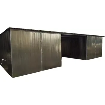 Přístřešek na auto 34. Přístřešek na zahradní techniku 9 x 6 m