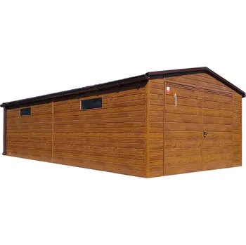 Přístřešek na auto 34D Garáž ELEGANT ZLATÝ DUB 4,5 x 8 m
