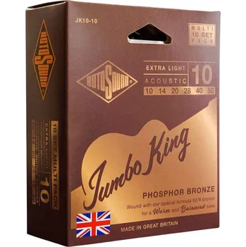 Struna pro kytaru a smyčcový nástroj Rotosound JK10-10 Struny pro akustickou kytaru