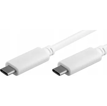 Datový kabel Kabel Microconnect USB - USB typ C 1 m bílý