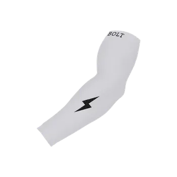 Chránič hrudi na baseball a softball BRUCE BOLT Kompresní návlek na ruku Premium - bílý - LG/XL