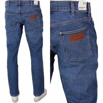 Dámské džíny Wrangler GREENSBORO Raindrop STŘIH STRAIGHT DŽÍNY TMAVĚ MODRÉ W33 L30