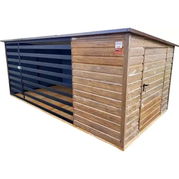 Bouda pro psa 11.C Kotec pro psa 4 x 2 zlatý dub