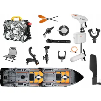 Kajak Kajak Set Haibo Kajak s motorem pro 2 osoby Tokarex