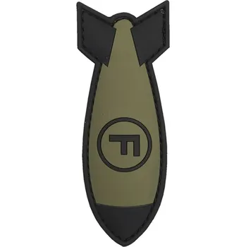 Nášivka Nášivka F.BOMB green velcro 3D PVC