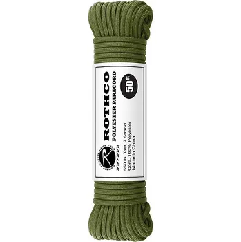 Horolezectví PARACORD 550-Lb 15m-4mm ROTHCO OLIV