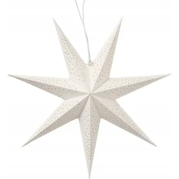 Vánoční dekorace OZDOBNÁ BAMBUSOVÁ HVĚZDA PRŮMĚR 30 CM VÝŠKA 8,6 CM DEKORACE DO OKNA