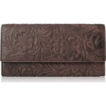 Paolo Peruzzi hnědá kožená peněženka - dámská
