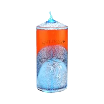 Svíčka Válcová svíčka malá – ruční výroba z Královského Poříčí s cer...