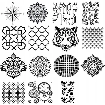 Šablona pro malování a štukování – imitace betonu, architektonický beton, dekorativní štuk