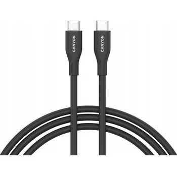 Datový kabel Kabel Canyon USB typ C - USB typ C 1 m černý
