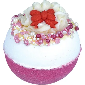 Koupelová sůl Bomb Cosmetics Scarlet Ribbons Šumivá bomba do koupele, 160 g