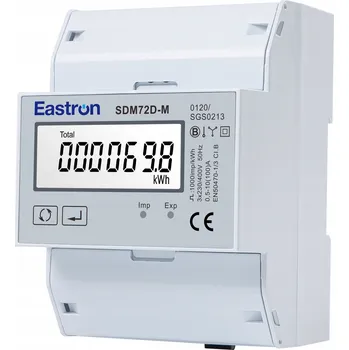 Měřič spotřeby energie EASTRON SDM72D-M Modbus v2 3-fázový MID RS485