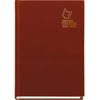 Diář Knižkový diář pro učitele 2024 A5 Michalczyk I Prokop odstíny červené