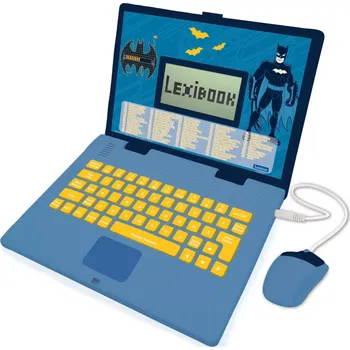 Výuková hračka Lexibook Francouzsko-anglický vzdělávací notebook - Batman