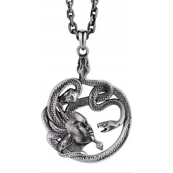 Náhrdelník Náhrdelník, přívěsek - řecká Medúza, antická gorgona