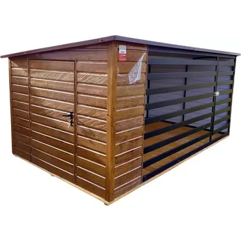 Bouda pro psa 13.C Kotec pro psa 3,5 x 2 zlatý dub