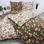 Krepové povlečení Podzim oboustranný Zapínání: zip, Velikost polštáře: 50x70, Velikost přikrývky: 140x200