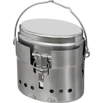 Kempingové nádobí Set na vaření ŠVÉDSKÝ M40 nerez MFH