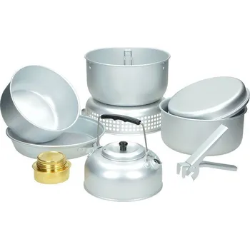 Kempingové nádobí Set na vaření ALU 9-dílů MIL-TEC