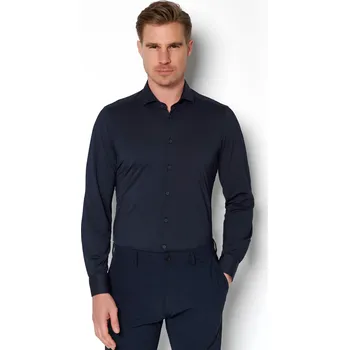 Pánská košile Funkční košile Pure Slim Fit "Functional" navy 4030_21750_130 velikost: 43, délka rukávu: dlouhý rukáv