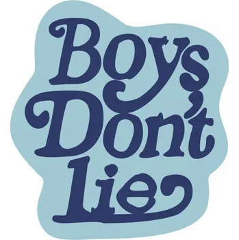 Obraz Dekorativní měkký koberec Boys dont lie 80 x 80 cm