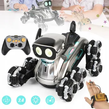 Figurka INTERAKTIVNÍ ROBOTICKÝ PES NA DÁLKOVÉ OVLÁDÁNÍ – PEJSEK DĚLÁ TRIKY A TANČÍ