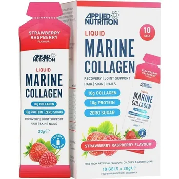 Kloubní výživa Applied Nutrition Liquid Marine Collagen - 10 x 30g Příchuť: Strawberry Raspberry