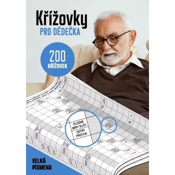 Kniha Křížovky pro dědečka: Velká písmena - Naše nakladatelství (2025, brožovaná)