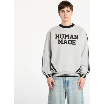 Pánská mikina Mikina HUMAN MADE Elbow Patch Sweatshirt UNISEX Gray L