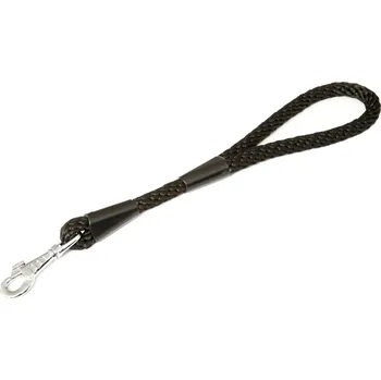 Vodítko pro psa BAFPET Lanová vodítka ucha SPIRÁLA Barva: Černá, Rozměr: 14mm x 35cm