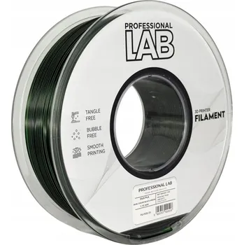 Filament Filament Silk PLA Dual Color černá zelená Prof Lab 1,75mm 1kg černo-zelený