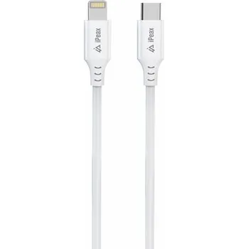 Datový kabel Kabel iPEAX 90010115 USB-C/Lightning 1,5m White