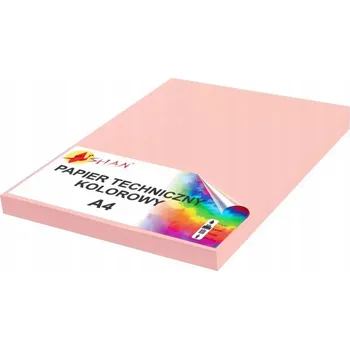 Kancelářský papír Technický papír A4 300g pastelově růžový 50 listů