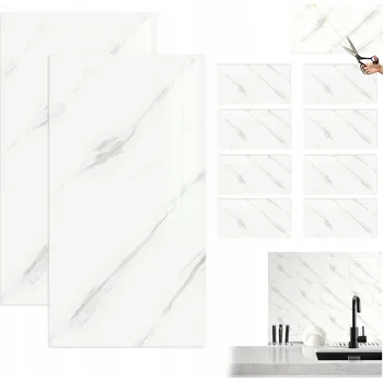 Tapeta Tapeta mramor kámen bílá zlatá tapeta obývací pokoj ložnice 10 Ks 30x60cm