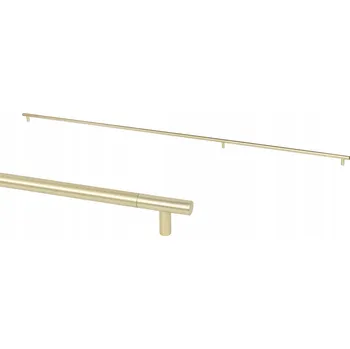 NÁBYTKOVÁ ÚCHYTKA ZLATÁ NA NÁBYTEK SKŘÍNĚ 1200MM 120CM 1,2M LOFT DLOUHÁ BREEZE AKS