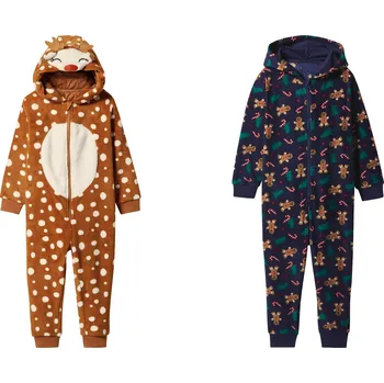 Dívčí oblečení lupilu® Dětský vánoční plyšový overal