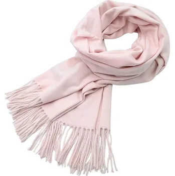 Šála Šála kašmírová - růžová jednobarevná