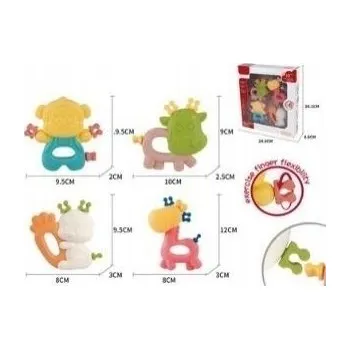 Chrastítko zvířátko 4ks /Madej