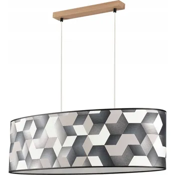 SPOT Svítidlo Závěsné 2xE27 Max.40W Dub FSC s Barevným Stínidlem