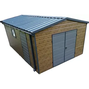 Přístřešek na auto 1Z. Zateplená garáž 4x6