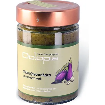 Rostlinný olej Lilková pomazánka s uzeným čajem 250g DOLOPIA