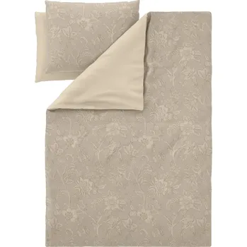 Povlečení LIVARNO® Saténové ložní povlečení, 220 x 240 cm, 70 x 90 cm (béžová)