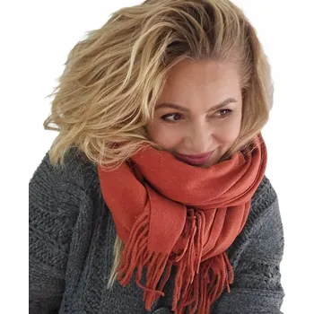 Šála Agrafka šála červená 200 cm - dámská